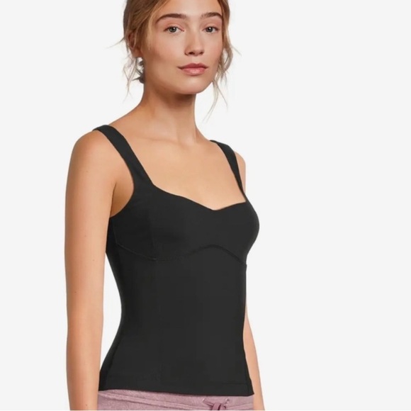 Free People Intimately Somewhere Sometime Cami in Black NWT - Picture 2 of 9